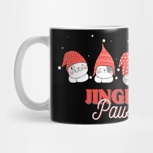 Jingle Paws Cats Christmas Squad Celebration Mug